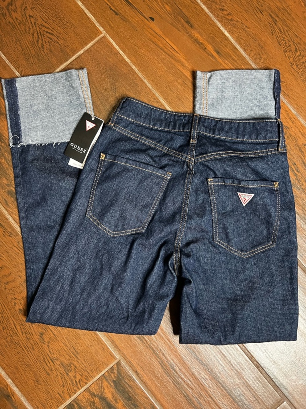 Guess 1981 Dark Wash Denim Skinny Jeans - Picture 4 of 5